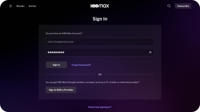 How to Enter the Code for HBO Max TV Sign-in: