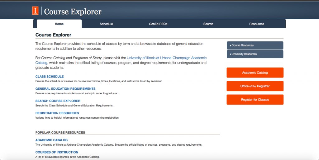 Are you a University of Illinois at Urbana-Champaign (UIUC) student looking to plan your course schedule?