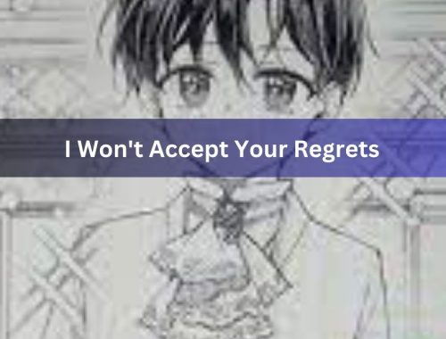 I Won't Accept Your Regrets