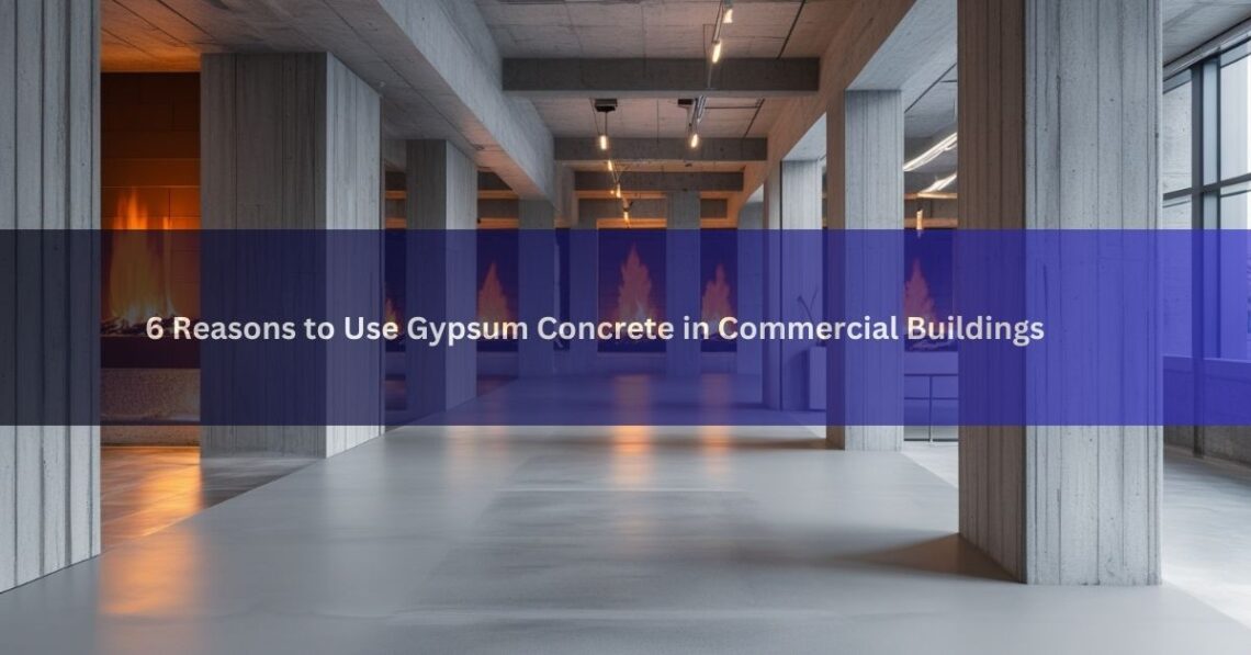 6 Reasons to Use Gypsum Concrete in Commercial Buildings