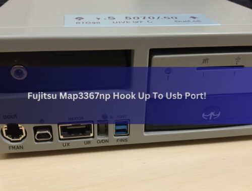 Fujitsu Map3367np Hook Up To Usb Port