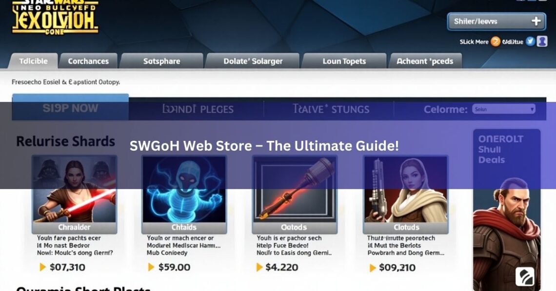 SWGoH Web Store