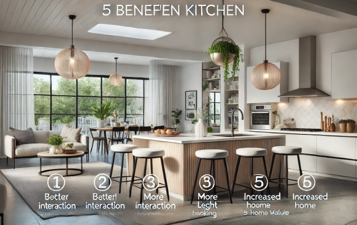 5 Benefits of an Open Kitchen