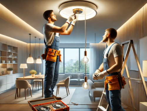 The Basics of Installing Light Fixtures With Help From Electricians