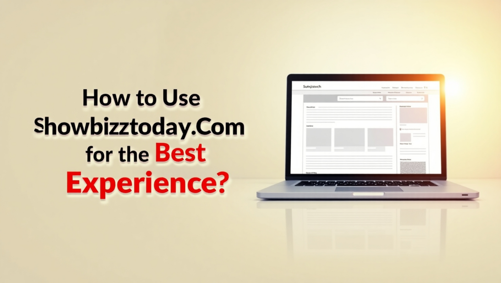 How to Use Showbizztoday.com for the Best Experience?