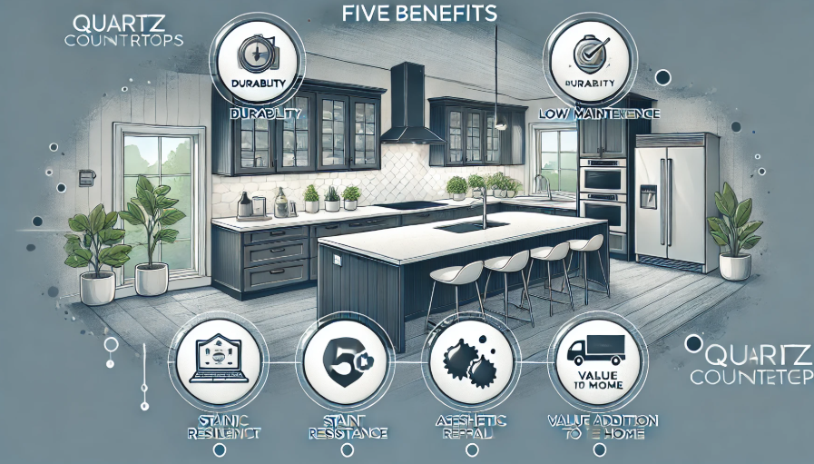 5 Benefits of Installing Quartz Countertops